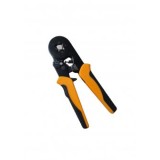Cleste pentru sertizare cu 4 falci, 0.25 - 6mm&sup2;, lungime 180mm, portocaliu-negru