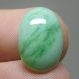 ~ Jad ( Jadeit ) natural - SUPERB - oval 6,52 ct. Certificat de Autenticitate