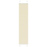 vidaXL Jaluză plisată Crem 40x200 cm Lățime țesătură 39,4 cm