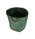 Cos tip geanta de gradina pentru frunze sau iarba cu manere, verde 270 L, 67 cm x 76 cm