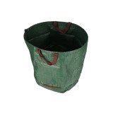 Cos tip geanta de gradina pentru frunze sau iarba cu manere, verde 270 L, 67 cm x 76 cm