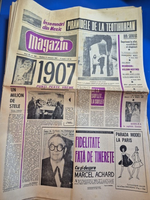 ziarul magazin 11 februarie 1967 - articol cassius clay, rascoala taranilor din 1907