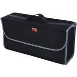 Organizator portbagaj Linomag&reg;, Prevazut cu banda velcro pentru fixare, 50x24x17cm, Negru