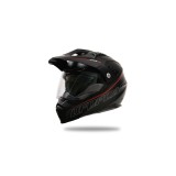 MBS Casca enduro/ATV Ufo Aries, negru/rosu, S, Cod Produs: HE13500KBS