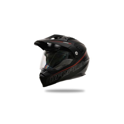 MBS Casca enduro/ATV Ufo Aries, negru/rosu, L, Cod Produs: HE13500KBL foto