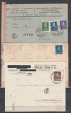 ROMANIA 1942 UZUALE REGELE MIHAI/PLIC LOT TREI PLICURI CIRCULATE ROMANIA-GERMANIA STAMPILA CENZURA STAMPILA CENZURA EXTERNA