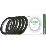 Banda Adeziva 2UUL CS01, 3mm, Neagra, Set 5 bucati