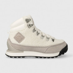 The North Face pantofi Back-To-Berkeley IV High Pile femei, culoarea alb