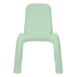 Scaun Copii, Verde Fistic Mat, Fără Brațe, Plastic, 38x44x52cm