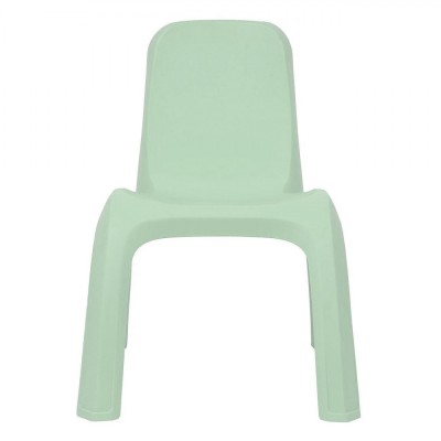 Scaun Copii, Verde Fistic Mat, Fără Brațe, Plastic, 38x44x52cm foto