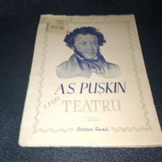 A S PUSKIN - TEATRU 1949