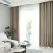 Draperie din catifea blackout cu rejansa transparenta cu ate pentru galerie, Madison, 150x245 cm, densitate 700 g/ml, Stonewall, 1 buc