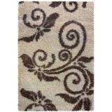 Covor Model Fantasy 12519-89, Marime 80 x 150 cm, Crem, Inaltime Fir 30 mm, Antialergic, Polipropilena, Living, Dormitor, Sufragerie, Birou