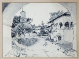 Emil Stefanescu (1899 - 1982 ) - Manastirea dintr-un lemn (Valcea) 1935
