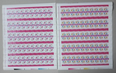 TIMBRE ROM&amp;Acirc;NIA MNH LP1503/2000 ZIUA &amp;Icirc;NDRAGOSTITILOR 2 coli tete beche +eroare foto