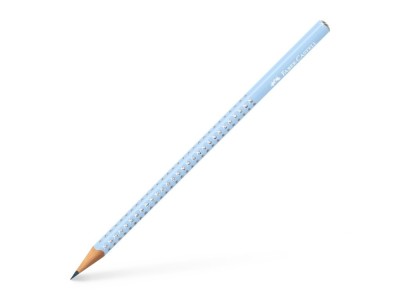 Creion grafit B rotund sparkle bleu sky 2024 Faber-Castell foto