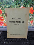 Anuarul Universității din Iași, 1924-1925, tipografia T.M. Carpați Iasi 1925 179