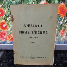 Anuarul Universității din Iași, 1924-1925, tipografia T.M. Carpați Iasi 1925 179