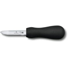 Cutit Bucatarie Stridii Victorinox Oyster Knife, Lama Fixa 16.6cm, Negru foto