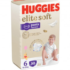 Scutece Chilotel Huggies Elite Soft Pants 6, Mega, 15-25 kg, 30 buc