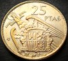 Moneda 25 PESETAS - SPANIA, anul 1964 (model 1957) * cod 4351 A, Europa