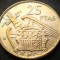 Moneda 25 PESETAS - SPANIA, anul 1964 (model 1957) * cod 4351 A