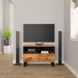 Comoda TV, 70x33x46 cm, lemn masiv de acacia GartenMobel Dekor, vidaXL