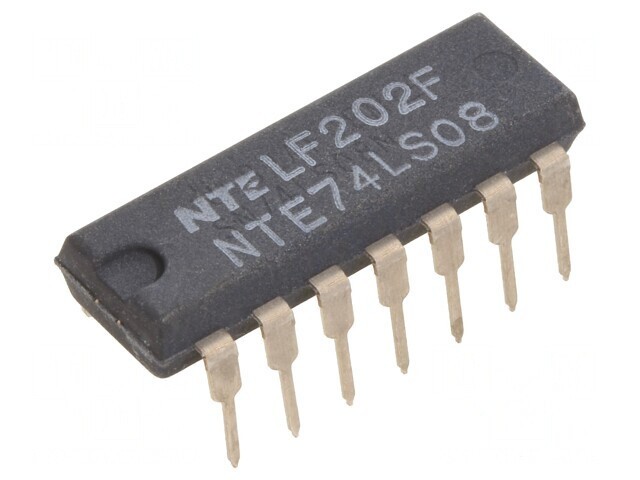 Circuit Integrat Digital cu 4 Canale, 2 Intrări, DIP14