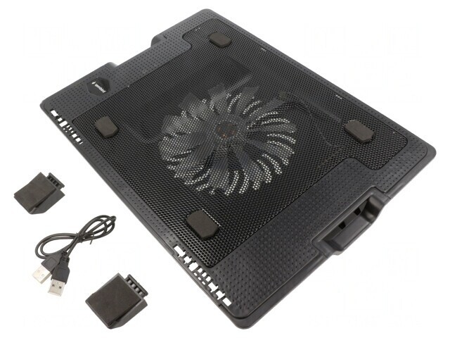 Suport de răcire USB pentru notebook negru 0,5m