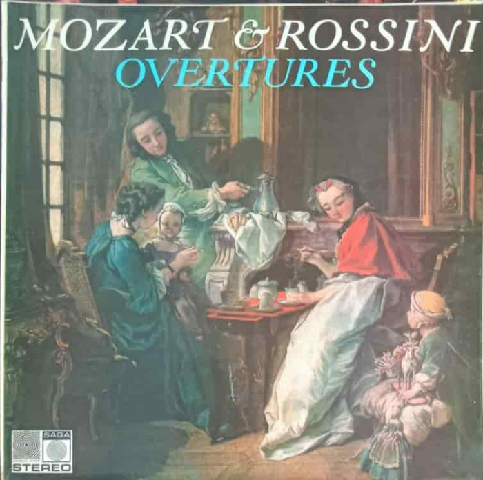 Disc vinil, LP. Overtures-MOZART, ROSSINI