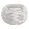 Ghiveci Decorativ Rotund Alb 29cm Splofy Bowl Prosperplast - Ghiveci Gradina Interior/Exterior, Plastic, &Oslash;29x19.5cm