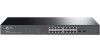Switch Smart TP-Link Gigabit, 16 Porturi RJ45, 2 Porturi SFP, Management Smart, VLAN, QoS, Montare Rack