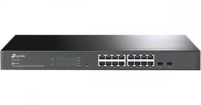 &amp;quot;JetStream&amp;trade; 16-Port Gigabit Smart Switch with 2 Gigabit SFP Slots foto