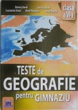 Teste Geografie Clasa a VI-a (6) Gimnaziu - Dorina Cheval - Manual Scolar