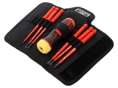 Kit Șurubelnițe Izolate 1kVAC Phillips și Plate 7 Bucăți