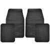 Set Covorașe Auto, 4 Bucăți, Antiderapante, Dimensiuni 60x40cm și 40x30cm, Culoare Negru, Material Plastic, Oem