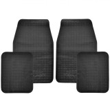 Set Covorașe Auto, 4 Bucăți, Antiderapante, Dimensiuni 60x40cm și 40x30cm, Culoare Negru, Material Plastic