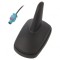 Antena Radio Auto SHARK Neagră cu Amplificator 12V