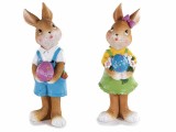 Cumpara ieftin Set 2 figurine Iepurasi Paste 6.5x8x16.5 cm