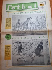fotbal 9 mai 1968-articol dinamo bucuresti,ASA targu mures,UTA arad,FC arges