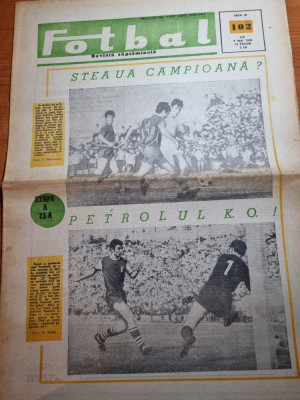 fotbal 9 mai 1968-articol dinamo bucuresti,ASA targu mures,UTA arad,FC arges foto