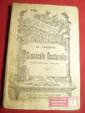 Dr.Urechia - Cronicile doctorului -Ed.1909 BPT 156 L.Alcalay ,96 pag