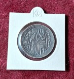 Muzeul national de istorie din Bulgaria - medalie reprezentand o monedă de aur a regelui bulgar Ivan Assain 1213-1241