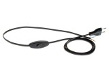 Cablu PLASTROL 2x0,75mm&sup2; CEE 7/16 1,5m Negru 16A W-99707 PVC