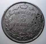 7.284 BELGIA ALBERT 5 FRANCS FRANCI 1930 BELGES