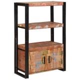 vidaXL Raft cu uși Maro 72 x 33 x 110 cm Lemn masiv recuperat și metal 4104771