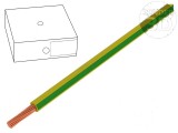 Cablu H07V-K litat Cu 50mm2 PVC galben-verde 450V,750V - Cablu electric cu izolație PVC 50mm2