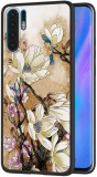 Husa HUAWEI P40 Lite - Flowers 3D (Alb)