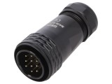 Mufă SA28 Tată PIN 10 IP67 Lipire pe Cablu 500V 10A