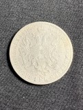 Moneda 1 Florin 1860 Austria semn de monetărie A Viena